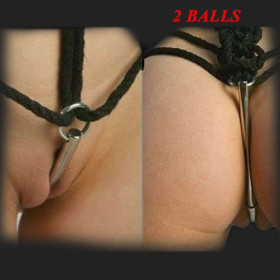 Bondage castità Doppia palla