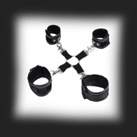 bdsm Nylon Stütze und Kreuz mit 4 Haken versehen