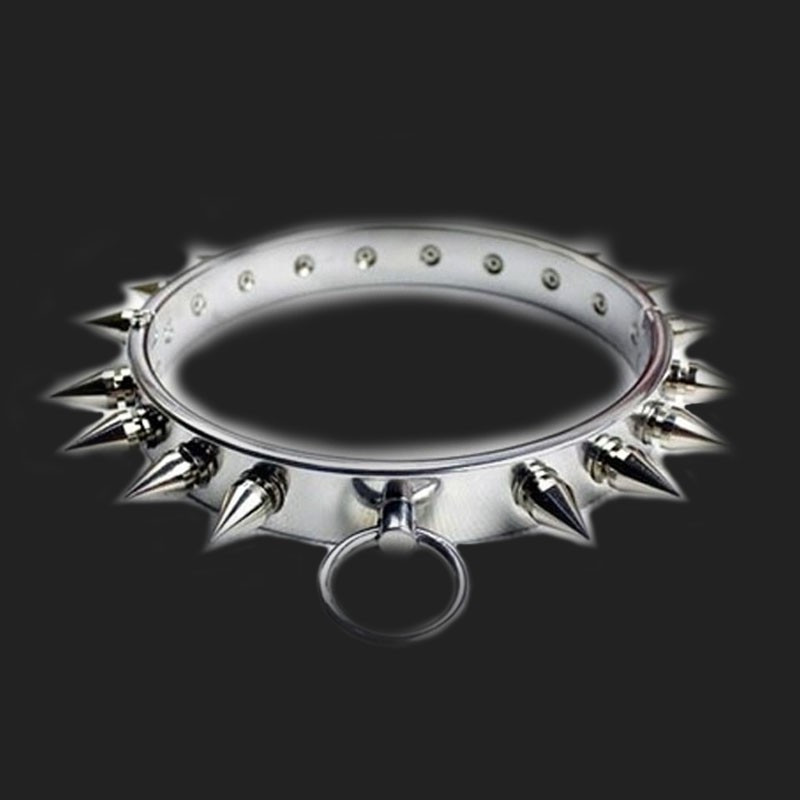 bdsm Unisex Schmuck Edelstahl Halskette mit robusten Spitzen bdsm Unisex Schmuck Edelstahl Halskette mit robusten Spitzen