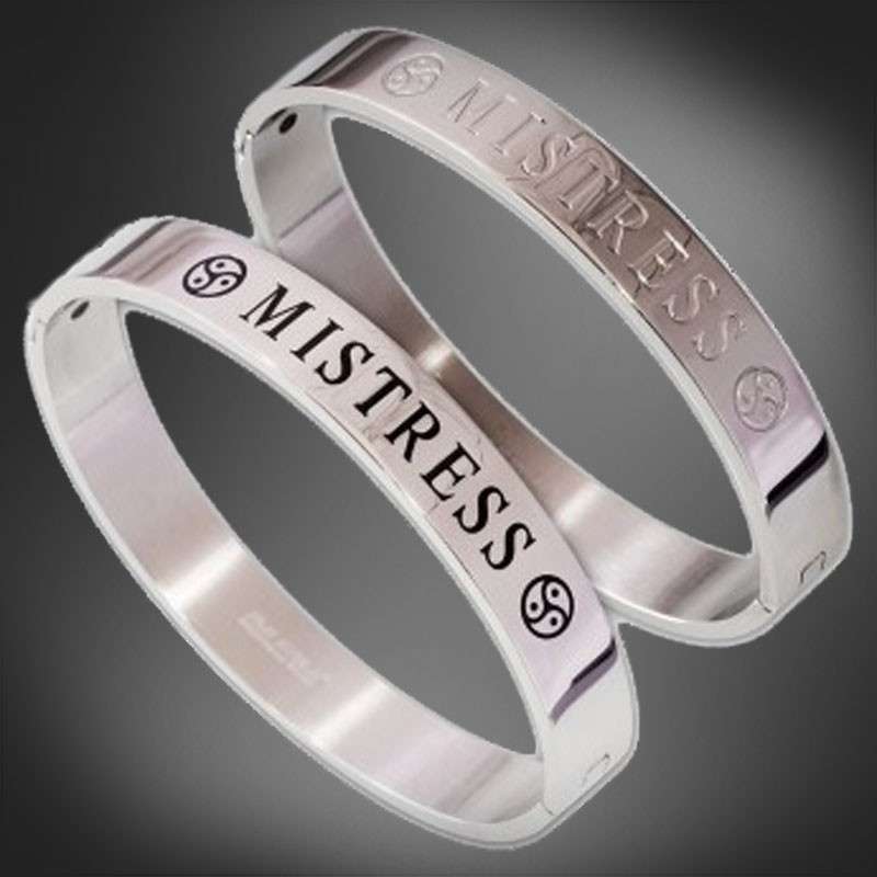 bdsm Armband Schmuck Edelstahl - Geliebte mit BDSM Triskele bdsm Armband Schmuck Edelstahl - Geliebte mit BDSM Triskele