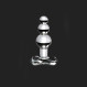 ICICLES NUMBER 47 HAND BLOWN GLASS MASSAGER.
