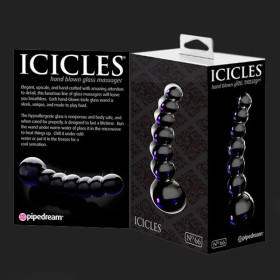 ICICLES NUMBER 66 HAND BLOWN GLASS MASSAGER.