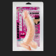 Leidenschaft Dildo Dildo mit Saugnapf: 19 cm lang, Durchmesser 2,5 bis 4,2 cm.