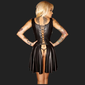 Open Cup Wetlook Mini Dress