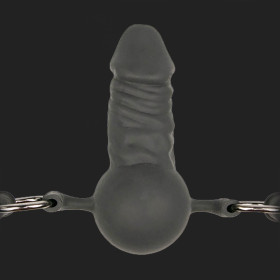 Naturale palla gag a forma di pene