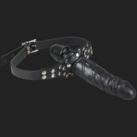  Una palla gag speciale SM con un dildo e si blocca con un lucchetto!