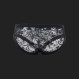 Culotte sexy en dentelle noire pour hommes