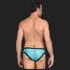 Sexy Panty de encaje azul para hombres