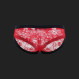 Panty sexy de encaje rojo para hombres