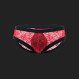 Sexy mutandine rosse in pizzo per gli uomini
