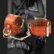 Faux leather handcuffs
