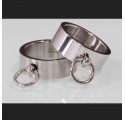 Ring of O polished & matte silver stainless steel