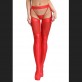 Red Faux Leather Stockings For Valentine's Day