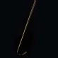 Crochet anal doré réglable BDSM avec connecteur de collier