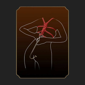 Gancio anale regolabile in oro BDSM con connettore a collare