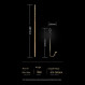 BDSM Adjustable Gold Anal Hook With Collar Connector