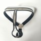 bondage cinturón de castidad femenina modelo Modelo-T ajustable exclusivo de acero inoxidable