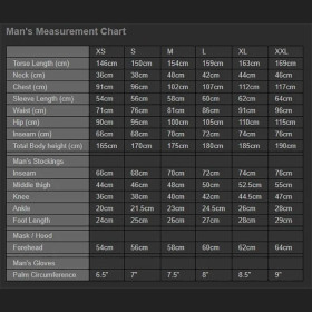 men's latex suit
