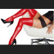 stockings faux leather