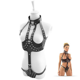 Fetisch Frau Harnessleder-Bondage bdsm