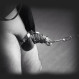 Man Cock Cage mit Stahlring der Keuschheit und Vorhängeschloss 