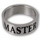 Stainless steel ring - Master - slave-mistress BDSM Triskel