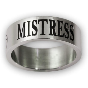 Edelstahlring - Master - Slave-Geliebte BDSM Triskel